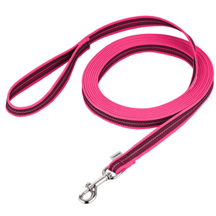 Longe antidérapante pour chien - Rose