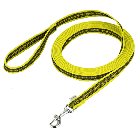 Longe antidérapante pour chien - Jaune