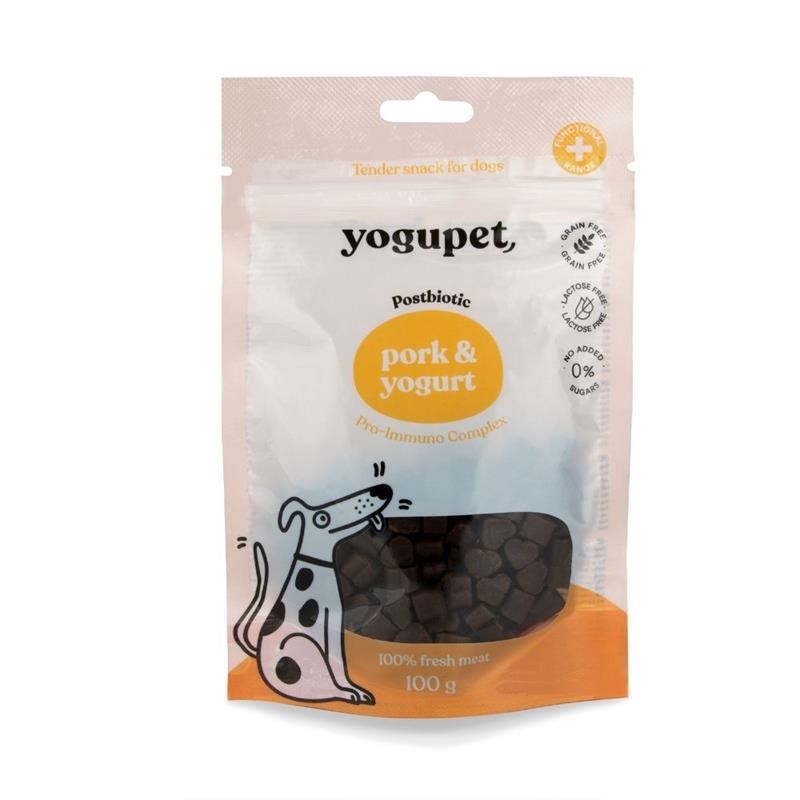 Tender snack au porc et yaourt 100grs chien (Porc)