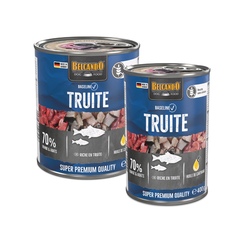 Pâtée pour chien - Boîte Baseline Truite (800 g, Truite) - Photo 4