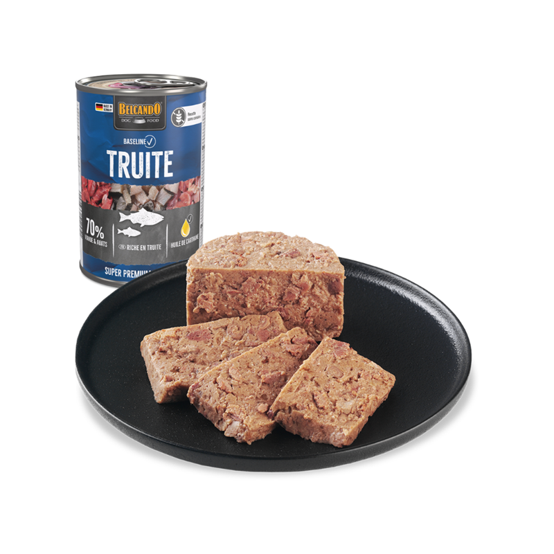 Pâtée pour chien - Boîte Baseline Truite (800 g, Truite) - Photo 5