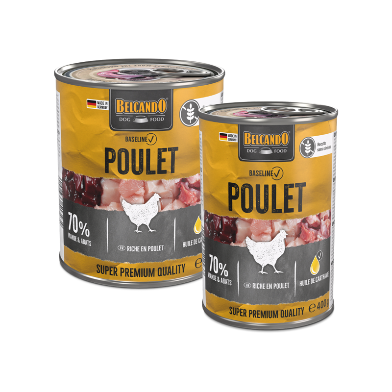 Pâtée pour chien - Boîte  Baseline Poulet (800 g, Poulet) - Photo 4