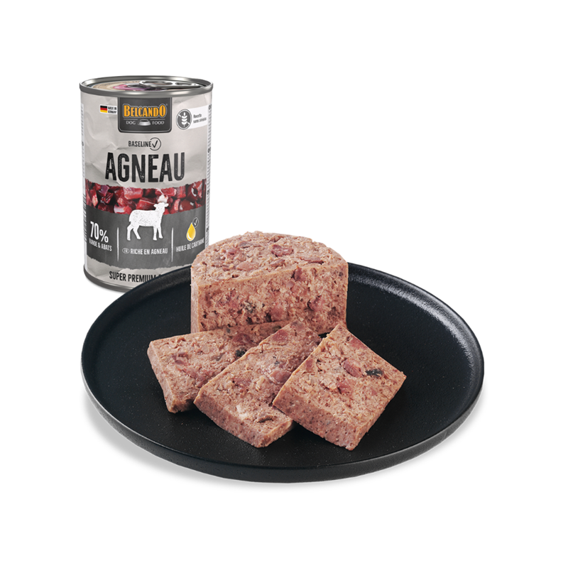 Pâtée pour chien - Boîte Baseline agneau (400 g, Agneau) - Photo 5