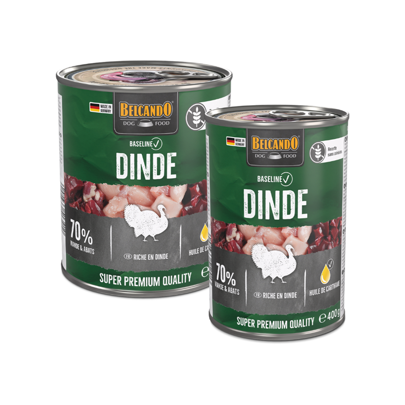 Pâtée pour chien - Boîte Baseline Dinde (800 g, Dinde) - Photo 4