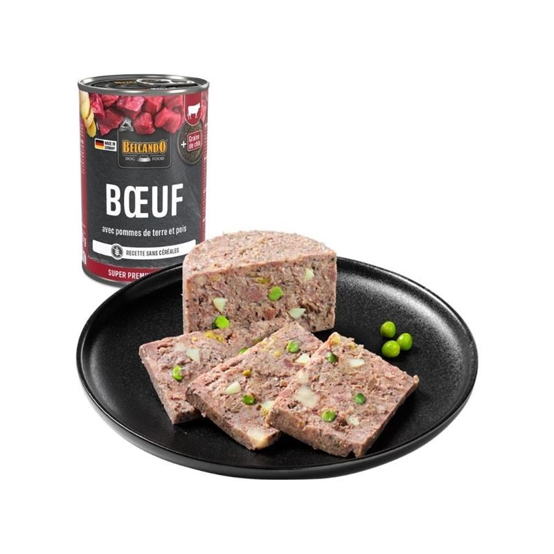 Pâtée pour chien - Boîte Boeuf &amp; pommes de terre, pois (Boeuf, 400 g) - Photo 4