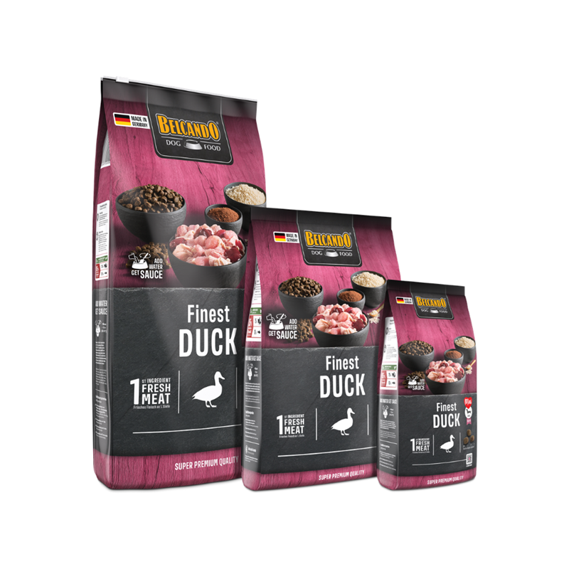 Croquettes pour petit chien sportif - Finest Duck (4 Kg, Canard) - Photo 3