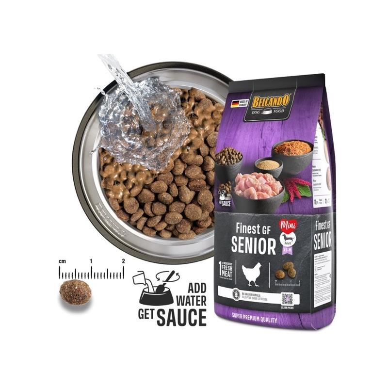 Croquettes pour chien sénior sans céréales - Finest GF Senior (4 Kg, Poulet) - Photo 4