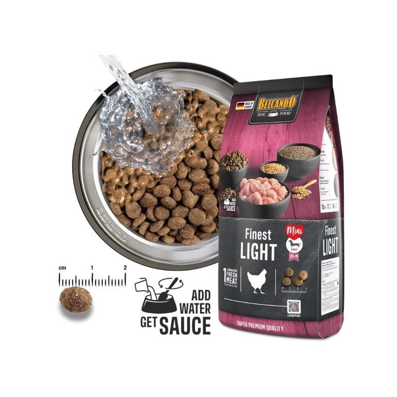 Croquettes pour petit chien chien contrôle du poids - Finest Light (4 Kg, Poulet) - Photo 4
