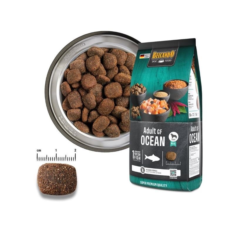 Croquettes pour chien poisson sans céréales - Adult GF Ocean (4 Kg, Poisson) - Photo 4
