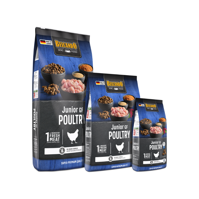 Croquettes pour chien sans céréales - Junior GF Poultry (4 Kg, Poulet) - Photo 3