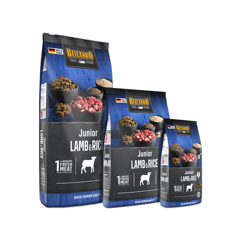 Croquettes pour chien junior agneau - Junior Lamb &amp; Rice (4 Kg, Agneau) - Photo 3