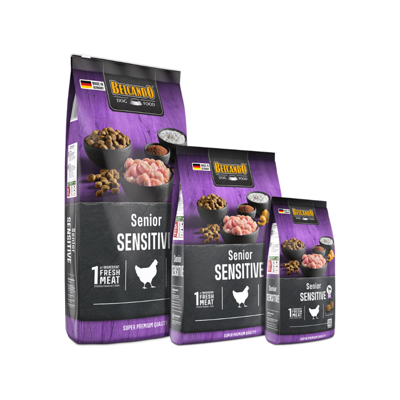 Croquettes pour chien senior - Sensitive (4 Kg, Poulet) - Photo 3