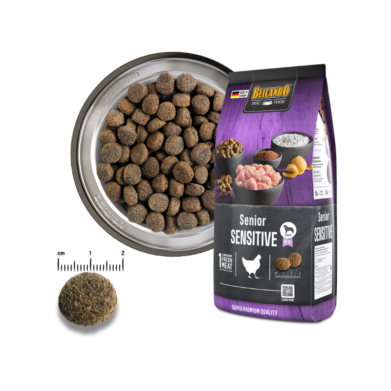 Croquettes pour chien senior - Sensitive (4 Kg, Poulet) - Photo 4