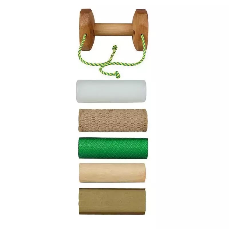 Apportable d'entraînement avec prise en bois interchangeable et corde - Photo 2