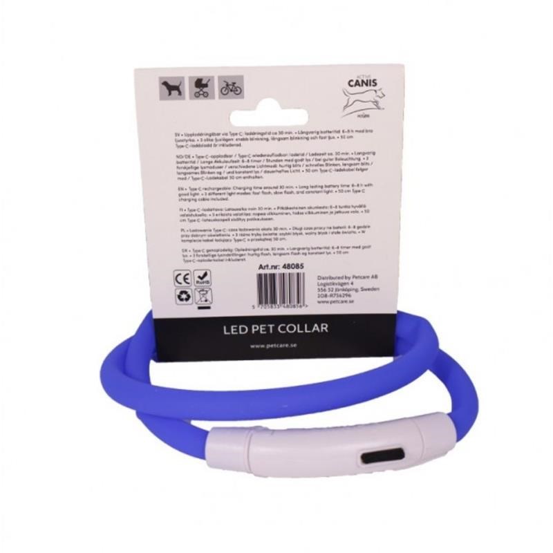 Collier LED USB pour chien couleurs universelles - Photo 13