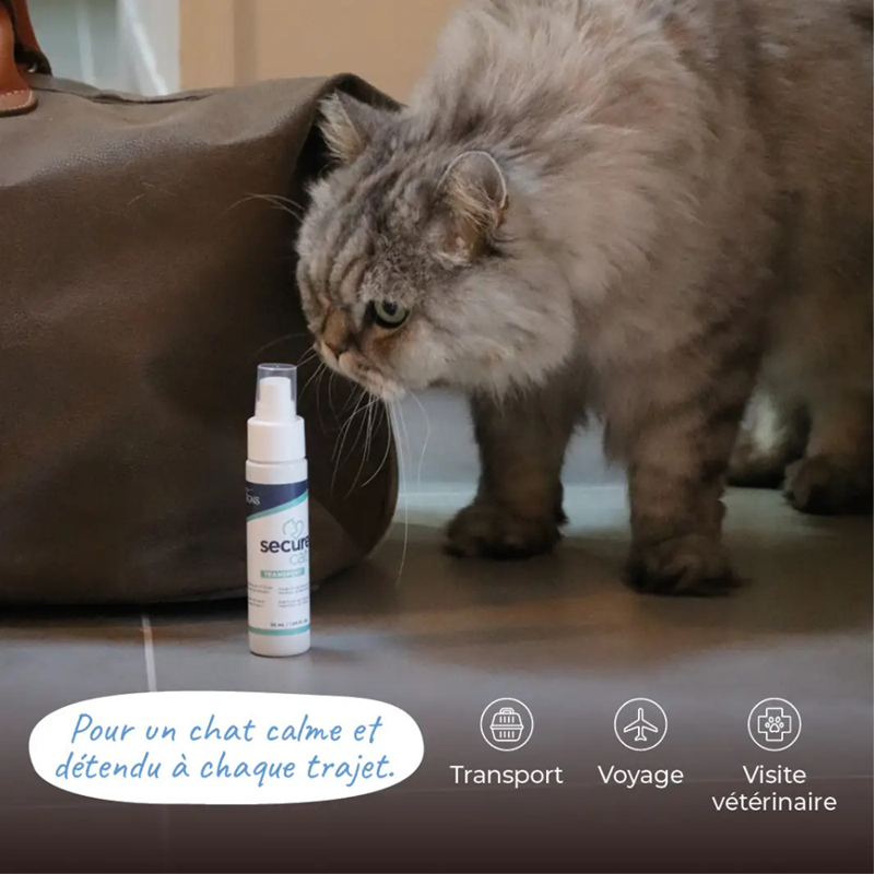 SecureCat Transport - Brume à base de phéromones pour chat - Photo 6