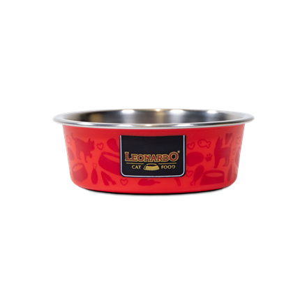 Gamelle en acier inoxydable pour chat - 0.3L