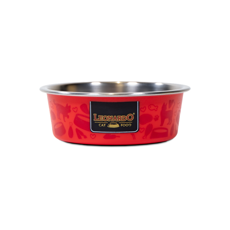 Gamelle en acier inoxydable pour chat - 0.3L